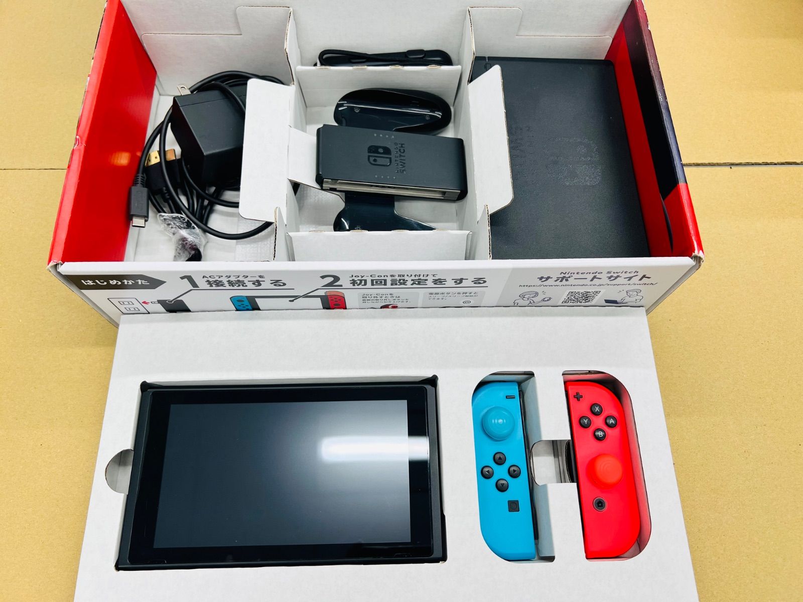 ゲーム機 任天堂 Nintendo Switch HAC-001-(01) 2021年製 フルセット元
