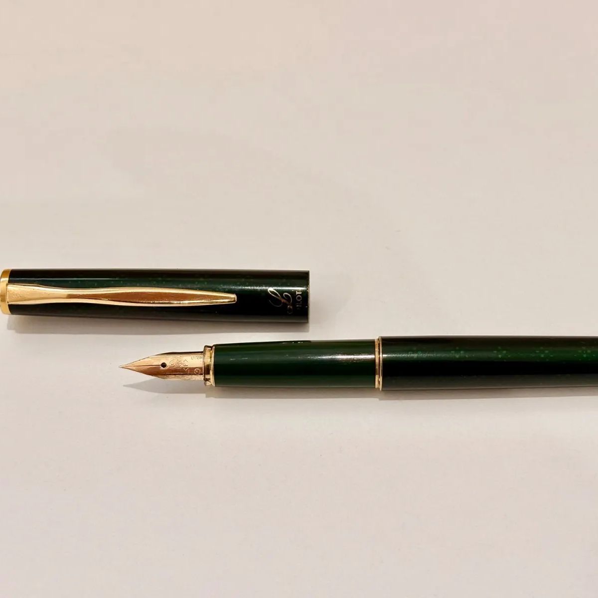 PILOT 万年筆 14Kペン先 グランセ　グリーン　マーブル　ゴールド PILOT パイロット GRANCE グランセ 万年筆 マーブルグリーン【14K-585