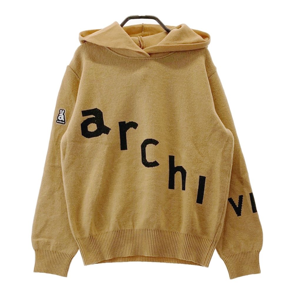 サイズ：36 ARCHIVIO アルチビオ フード付 長袖ニットセーター