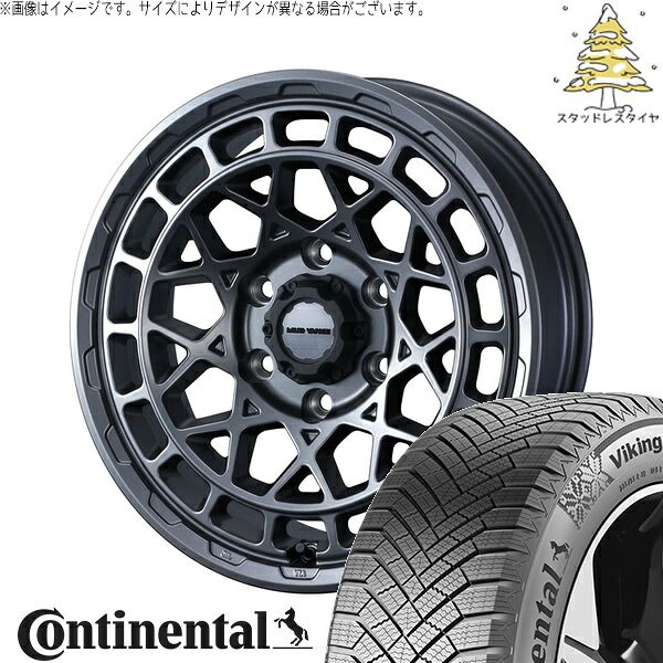 30アルファード 215/65R16 スタッドレスタイヤ ホイール 4本セット | コンチネンタル バイキングコンタクト8 × ウェッズ マッドヴァンスX タイプM マットガンメタ 16インチ 7J +35 5穴114.3 125,029円