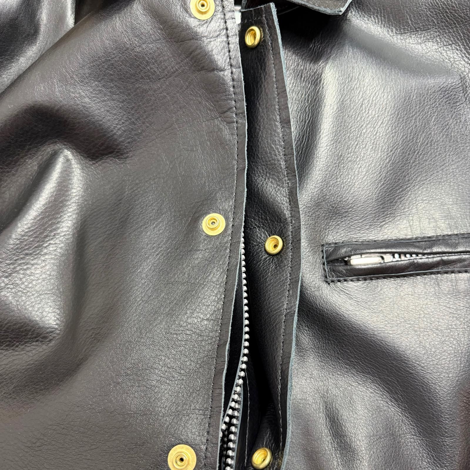 参考上代396000円 未使用 sacai 26SS Leather Blouson レザーブルゾン