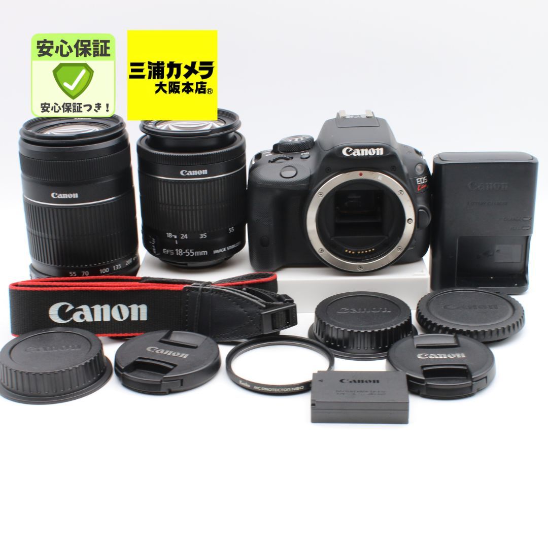 極上品】 Canon EOS Kiss X7 ダブルズームキット EF-S 18-55mm F3.5