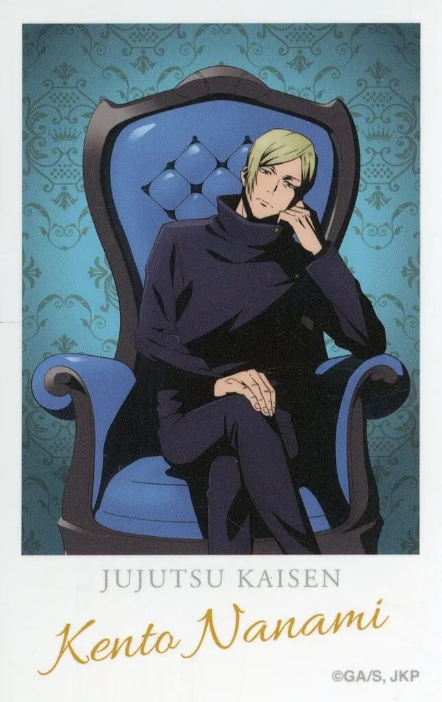 [Used] Character Card Nanami Kento (Chair: Blue/Frame White) “Jujutsu Kaisen PLAZA in Loft Anime “Jujutsu Kaisen” 5th Anniversary Blind Photo Card