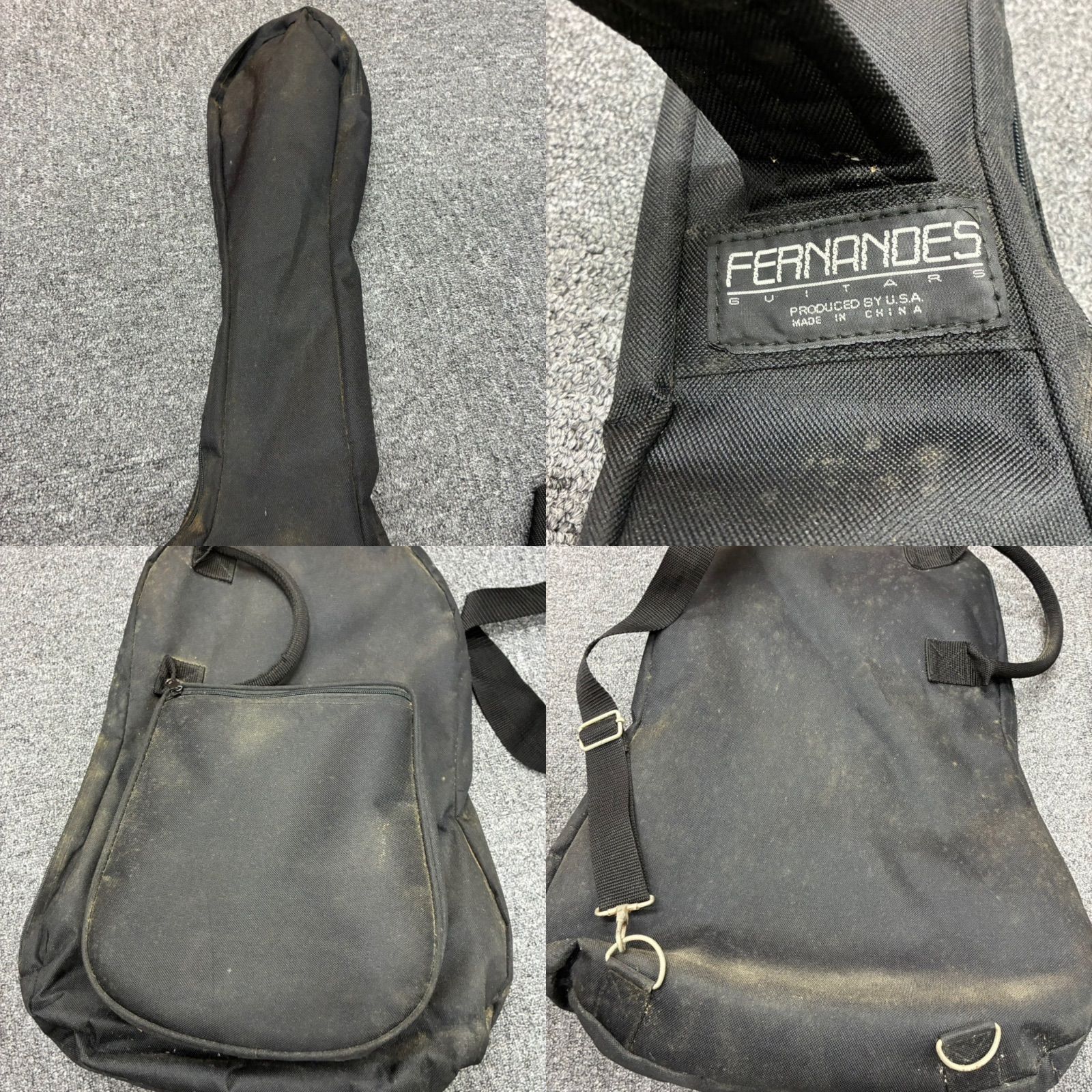 fermandes fgr-400 エレキギター　ソフトケース　中古品 FERNANDES フェルナンデス FGZ-400 エレキギター ケース（傷みあり