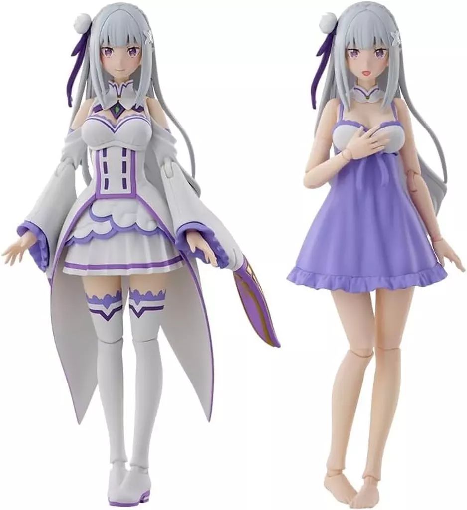 [중고] 프라모델 에밀리아 DX ver.“Re:Zero − 다른 세상에서의 삶을 시작하다” 카도카와 프라모델 시리즈
