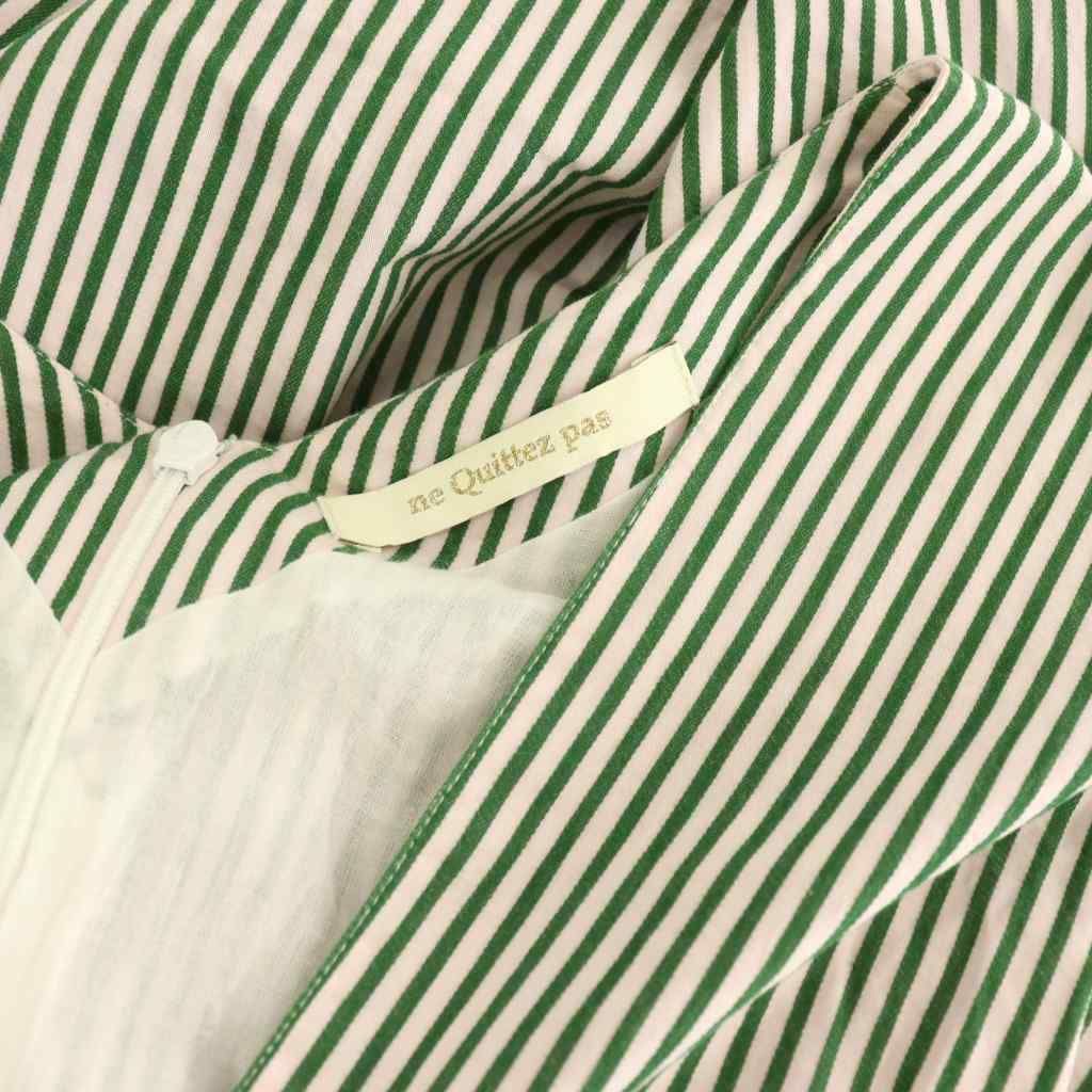ヌキテパ　ストライプ　POPLIN STRIPE ALL IN ONE ヌキテパ NE QUITTEZ PAS! POPLIN STRIPE ALL IN ONE ストライプ