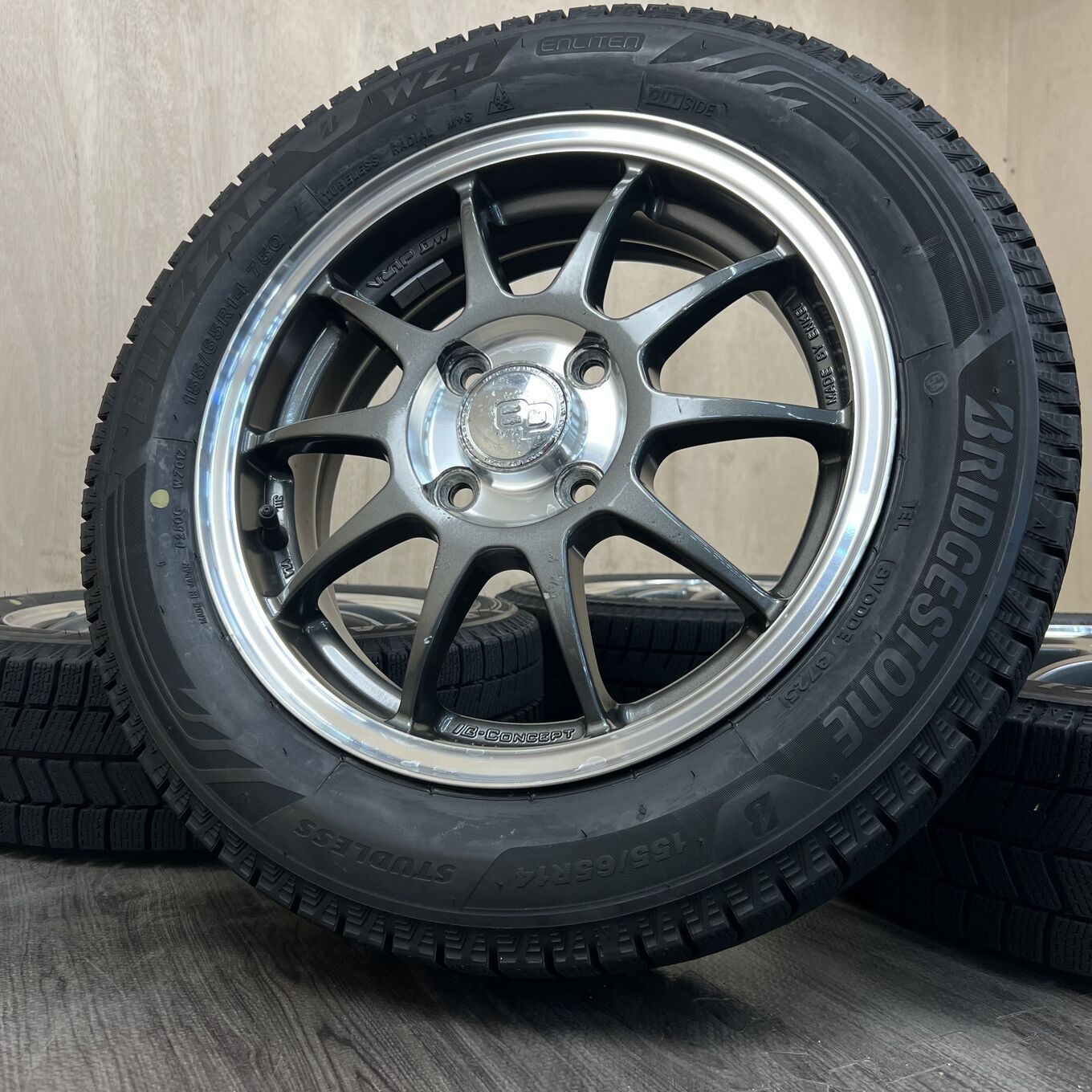 [ホイールのみ] ホイール 14インチ ENKEI IB-CONCEPT EP01 4x100 4本 #0018AD020926 60,000円
