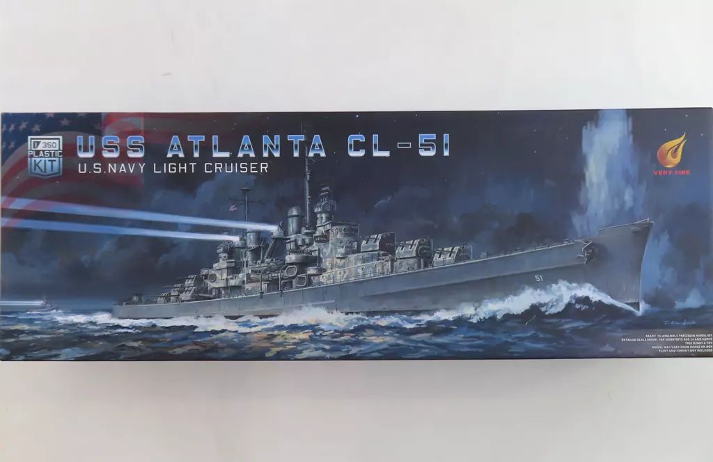 【中古】プラモデル 1/350 米海軍軽巡洋艦 USS アトランタ CL-51(通常版) [VF350922] 7,084円