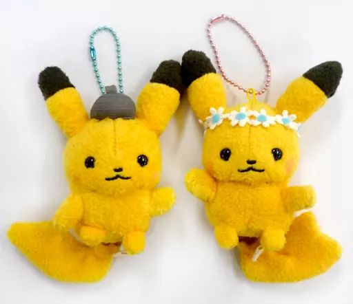 中古】キーホルダー・マスコット(キャラクター) ピカチュウ ペア