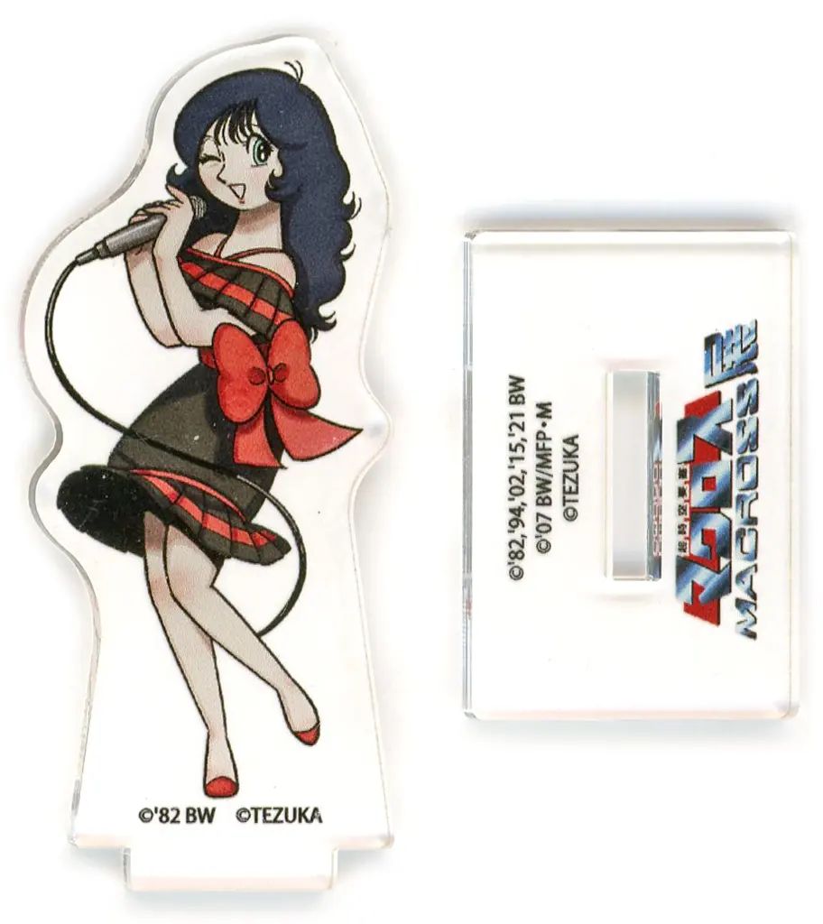 [Used] Acrylic Stand Acrylic Panel Lin Minmei “Ishinomori Manga Museum Super Dimension Fortress Macross Exhibition Trading Acrylic Stand 4”