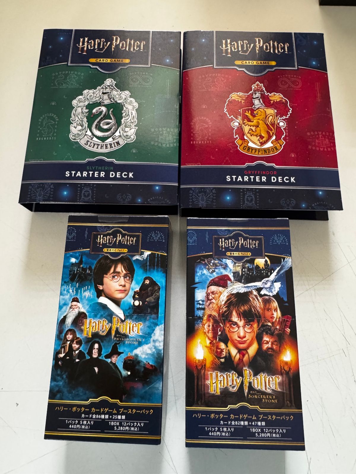 Harry Potter カードゲーム ハリー・ポッターと賢者の石 4個セット 13,000円