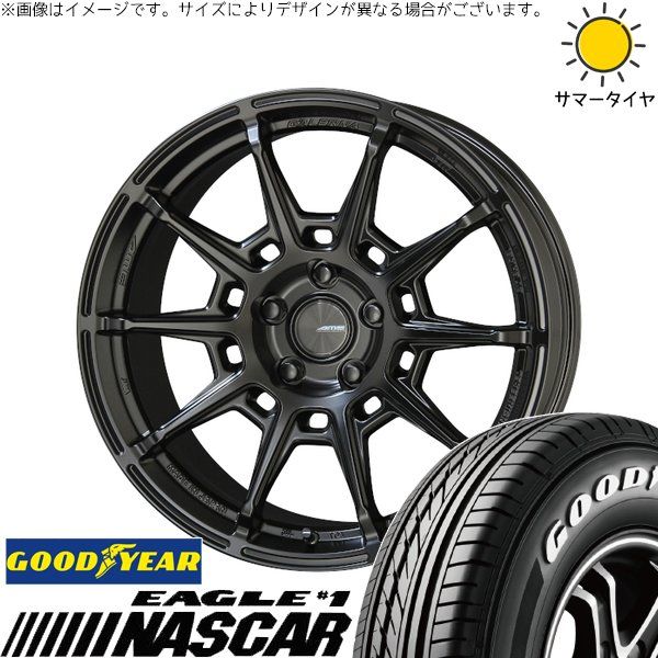 ZR-V クロストレック 215/60R17 サマータイヤ ホイール 4本セット | グッドイヤー イーグル ナスカー × 共豊コーポレーション ガレルナ レフィーノ マットブラック 17インチ 7J +48 5穴114.3 110,418円