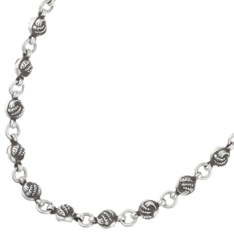 クロムハーツ #1 CROW BALL CHAIN/クロウボールチェーン シルバーネックレス メンズ 20inch 324,774円