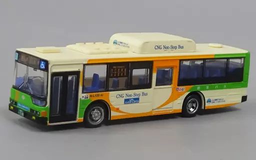 【中古】鉄道模型 【シークレット】1/150 三菱ふそう エアロスターノンステップ CNGタイプ (アイボリー×グリーン×オレンジ) 「ザ・バスコレクション 都バススペシャル」 [313182]