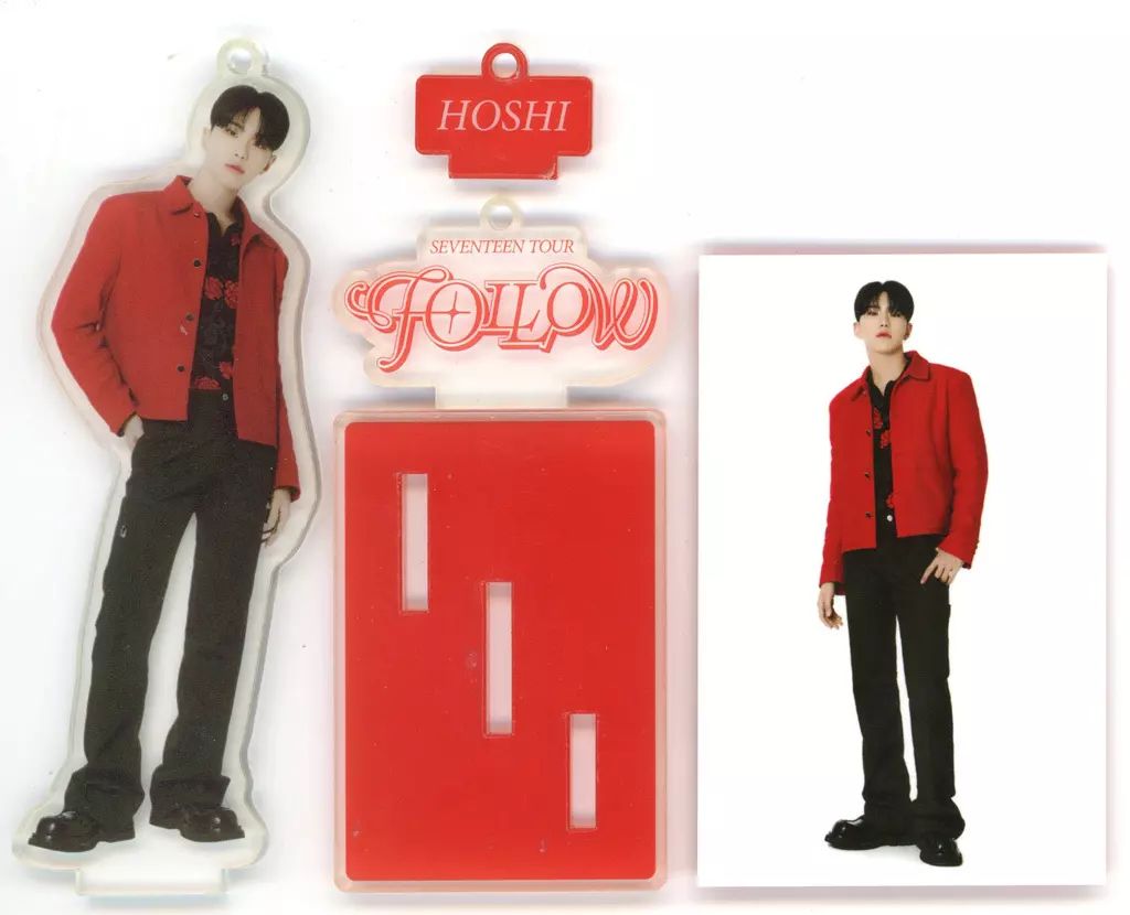 中古】キーホルダー ホシ アクリルスタンドキーリング 「SEVENTEEN