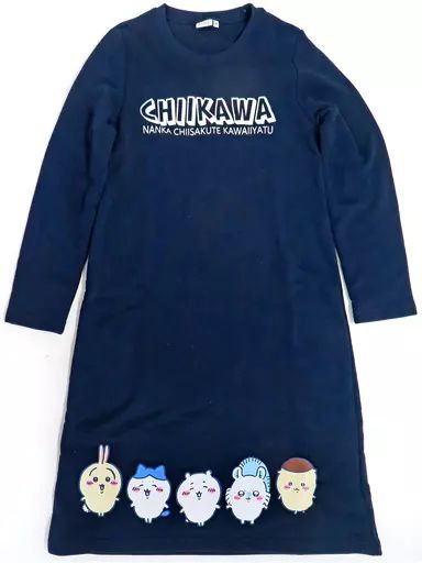 [Used] Clothing Collection Room One Piece Navy, Women's Size M Sai Zu Chiikawa×Shimamura"
