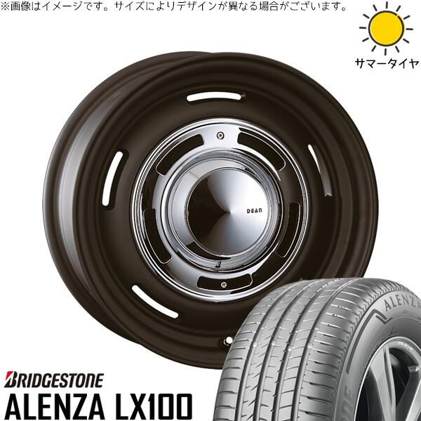 ジムニーシエラ 215/70R16 サマータイヤ ホイール 4本セット | ブリヂストン アレンザ LX100 × クリムソン ディーン クロスカントリー マットブラック 16インチ 6J -5 5穴139.7