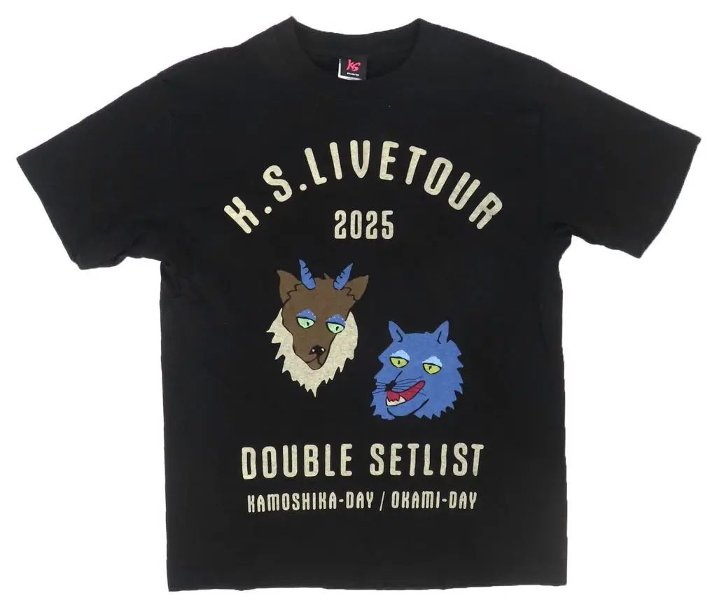 中古】Tシャツ 斉藤和義 イラストTシャツ ブラック Mサイズ