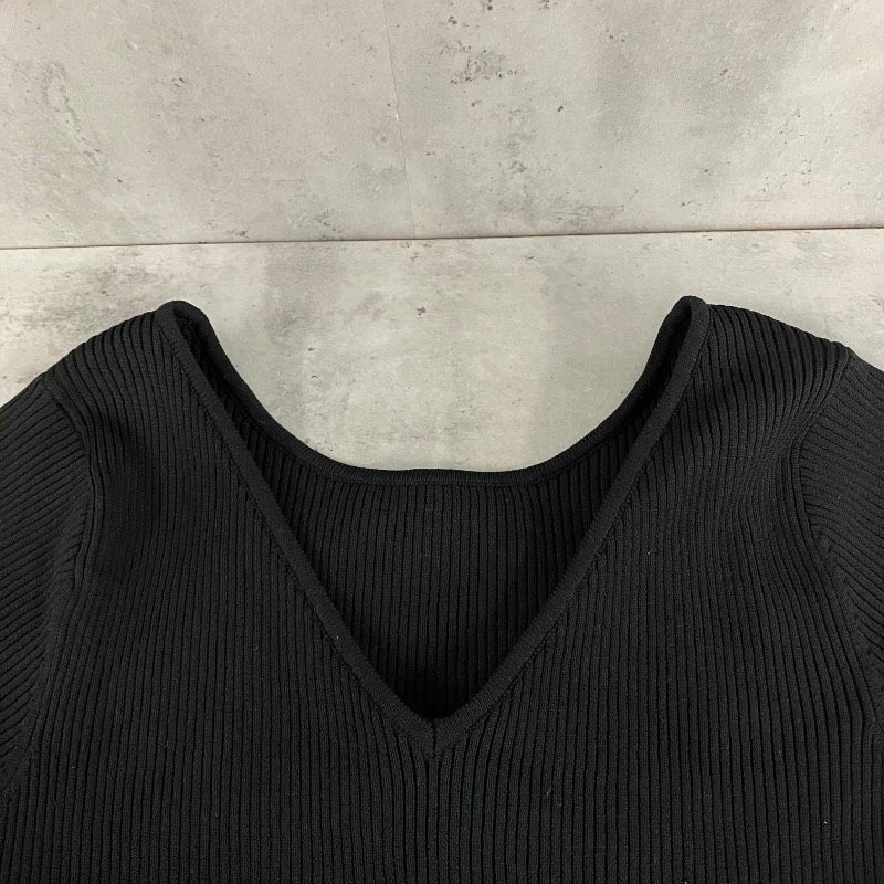 rienda リエンダ F 2WAYバイカラータイトknit ワンピース ロング