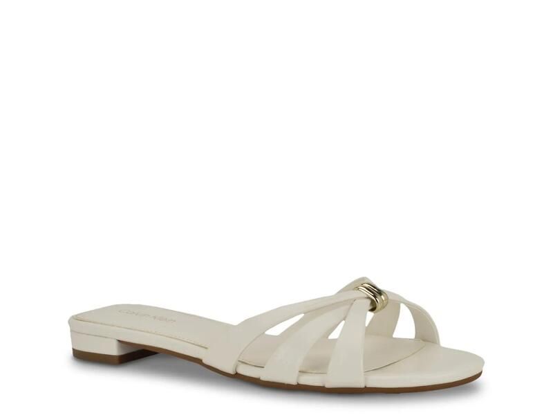 カルバンクライン レディース シューズ サンダル Calvin KleinPetula Sandal Off White オフホワイト