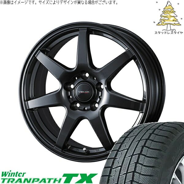 XV フォレスター 215/70R16 スタッドレスタイヤ ホイール 4本セット | トーヨータイヤ ウィンタートランパス TX × ウェッズ ヴェルヴァ ワンダー ディープメタル 16インチ 6.5J +47 5穴100