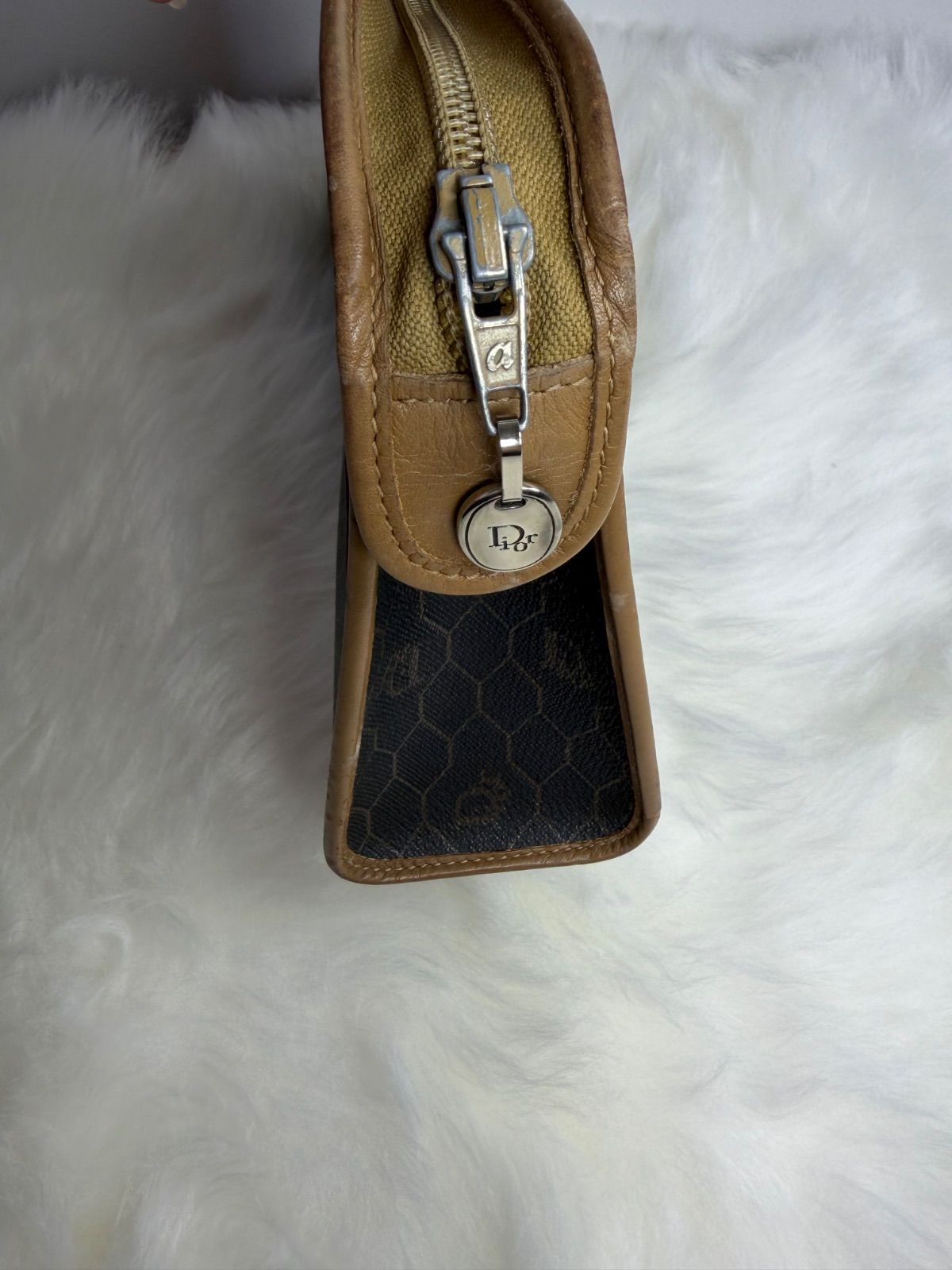 Christian Dior クリスチャンディオール ハニカム柄 ヴィンテージ