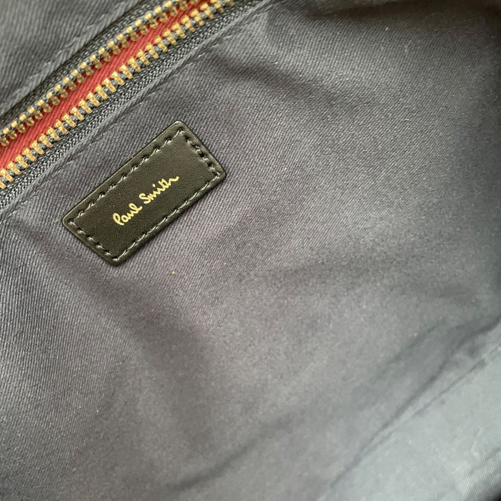 Paul Smith ポールスミス レザー ビジネスバッグ ネイビー - メルカリ