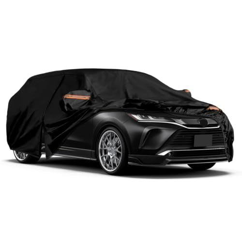 トヨタ ハリアー専用 車カバー 60系/80系 2013年～現行 裏起毛 ボディカバー 防水 屋外 紫外線 黄砂 雨雪対策 ブラック 6,959円