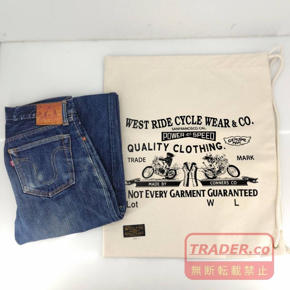 05w24174 WESTRIDE × ONE PIECE OF ROCK 限定デニム 1948XX 収納袋付き
