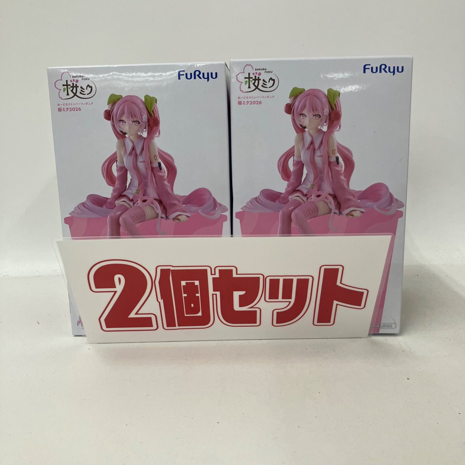 未開封 初音ミク ぬーどるストッパーフィギュア 桜ミク2026 2個セット