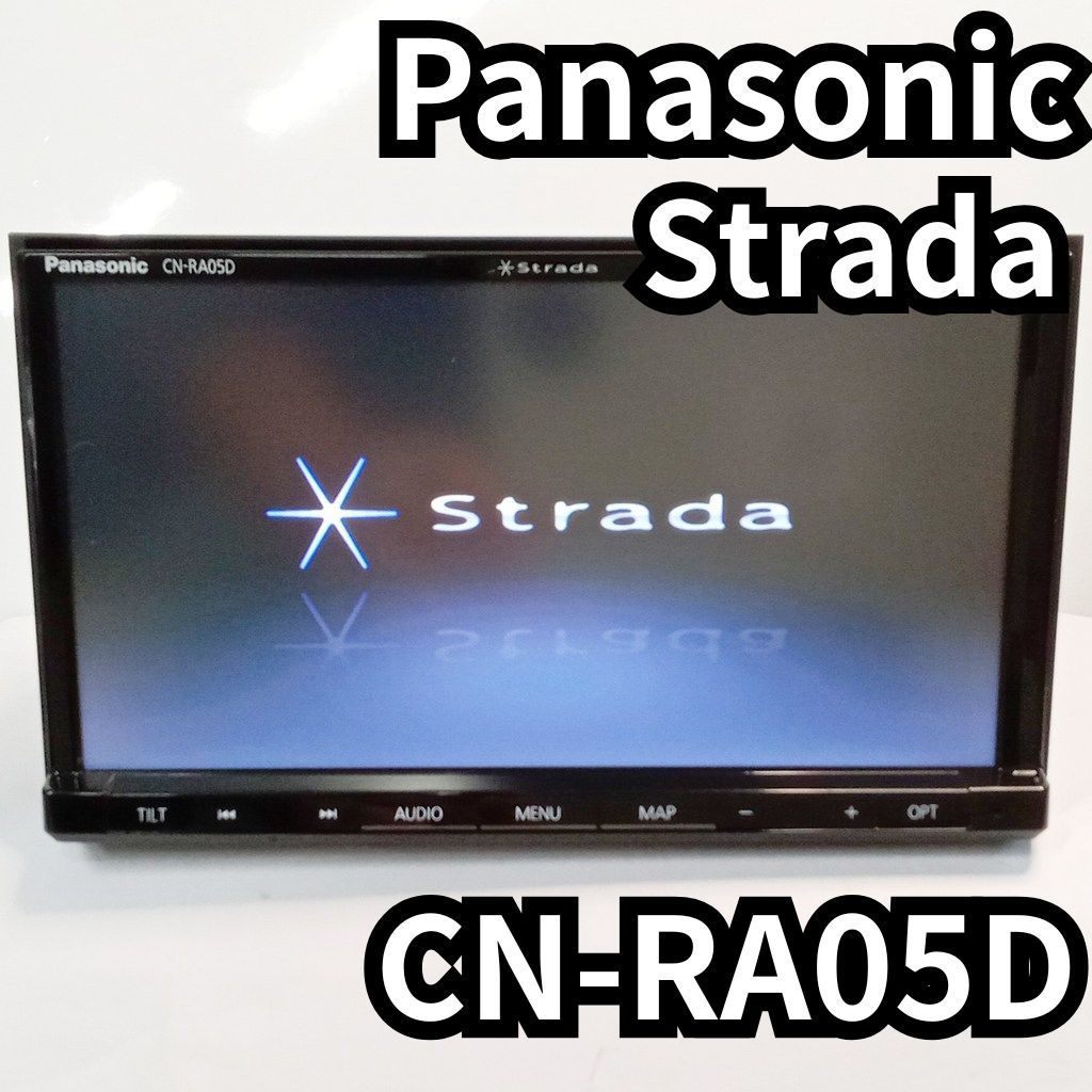 パナソニック　ストラーダ CN-RA05D パナソニック ストラーダ CN-RA05D 7インチ 2DIN 2018版地図 - メルカリ