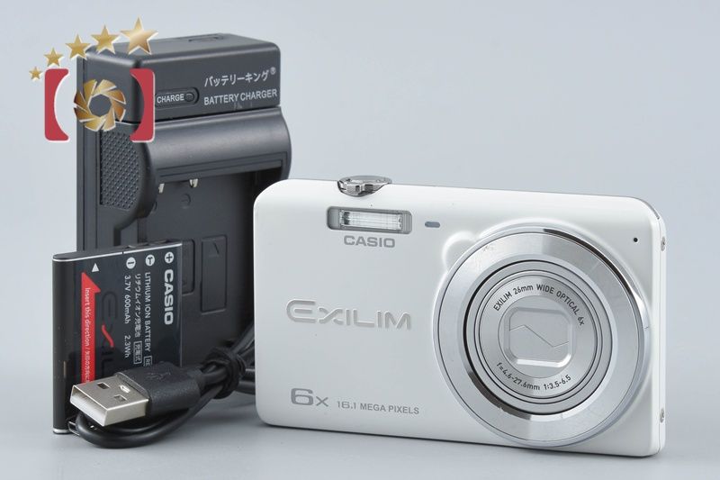 【中古】Casio カシオ EXILIM EX-ZS25 ホワイト コンパクトデジタルカメラ 16,350円