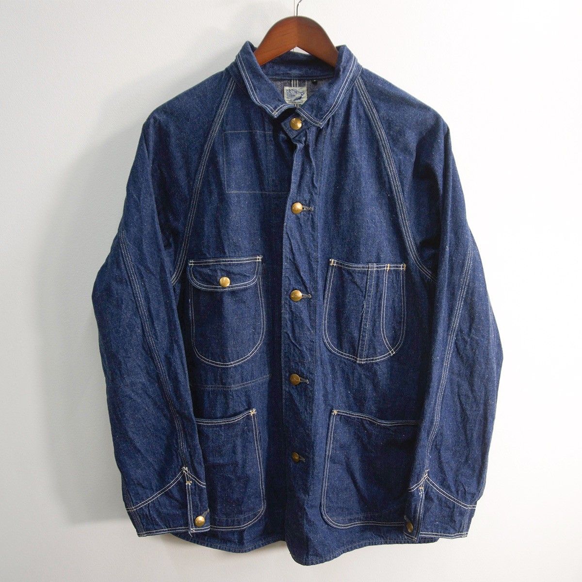 美品/濃紺】orSlow 【50s デニム カバーオール ジャケット】2