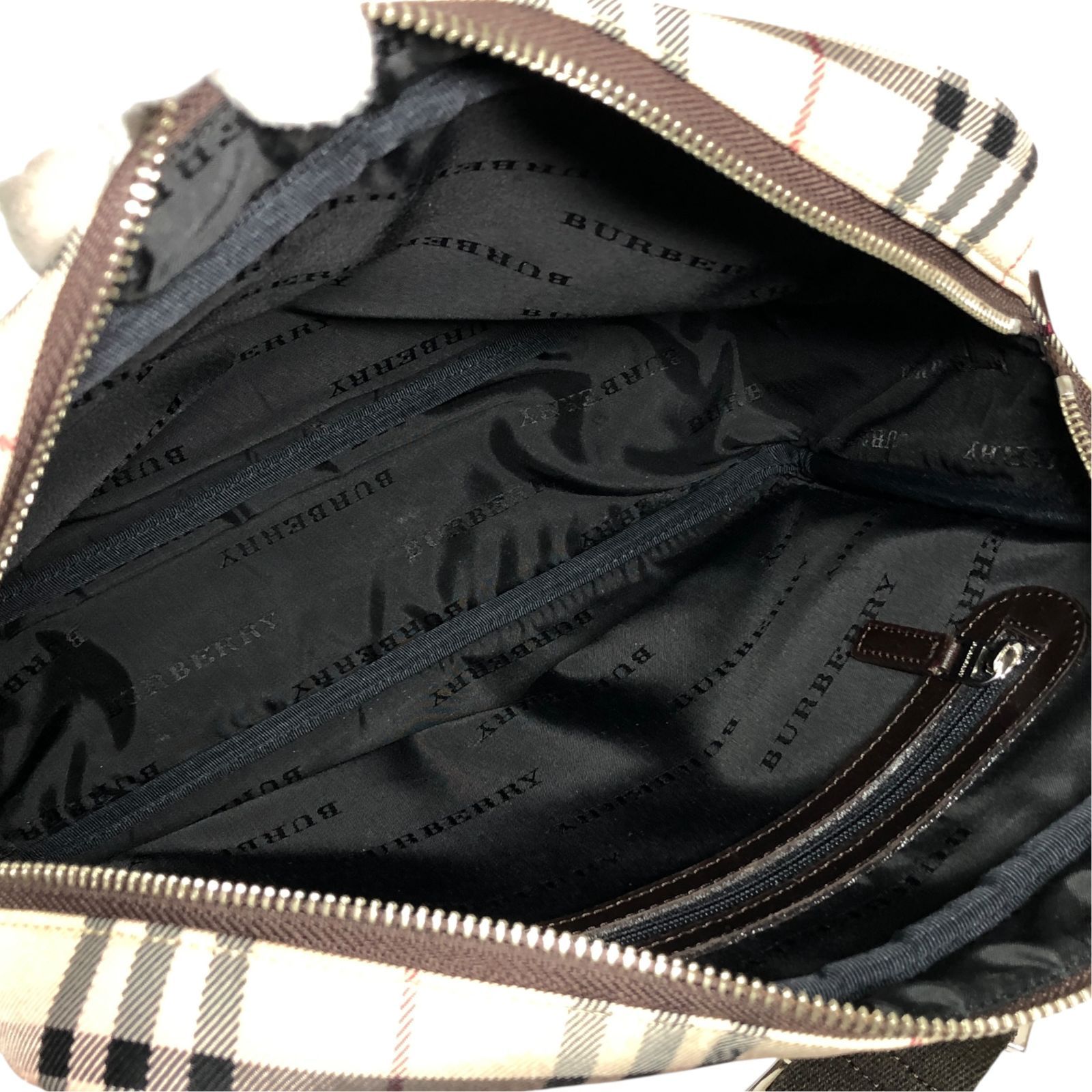 バーバリー】本物 BURBERRY ショルダーバッグ ノバチェック柄