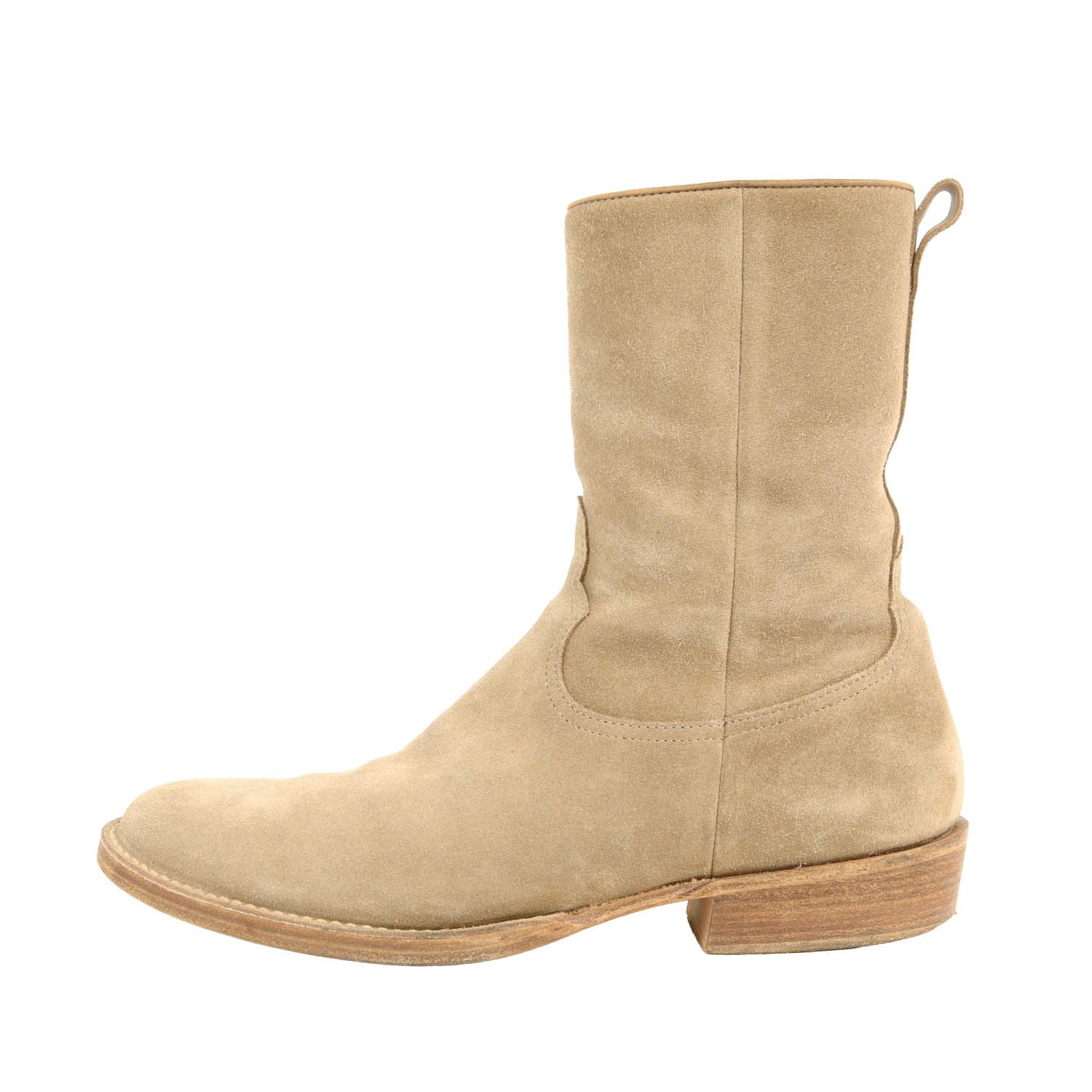 NONNATIVE NONNATIVE 42 (27.5cm) 마인데님 x 오피치네 크리에이티브 스웨이드 페코스 부츠 NN-F3655 브라운 콜라보레이션 슈즈 슈즈 메이드 인 이태리 [남성] [중고]