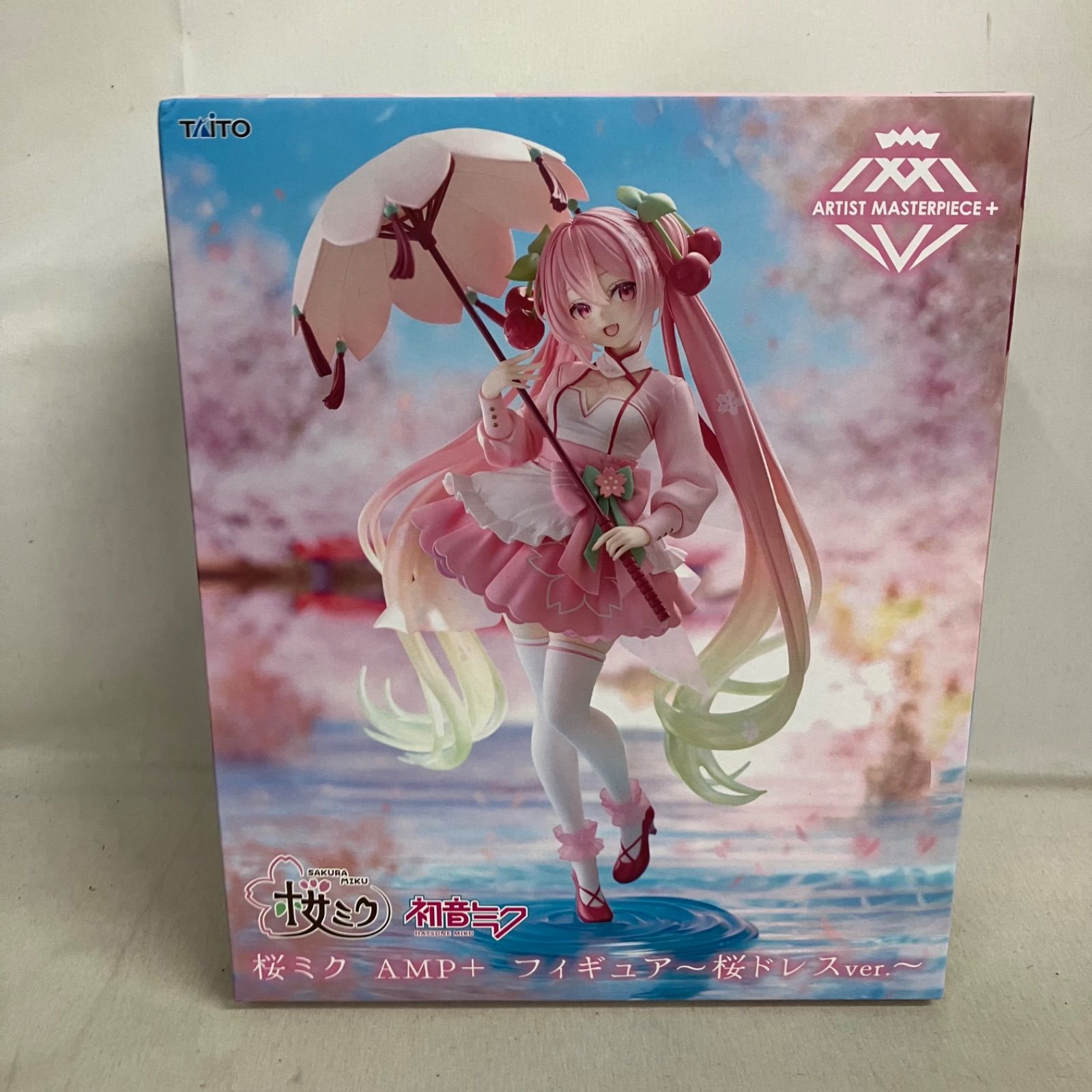 未開封 初音ミク AMP+ 桜ミク 桜ドレス フィギュア 3個セット SFK461