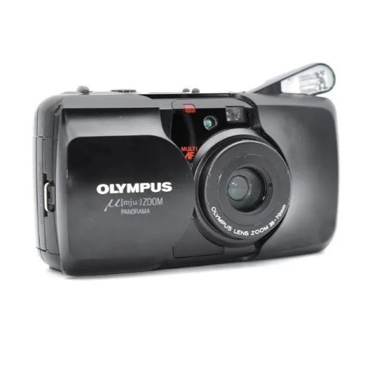 【動作ＯＫ】OLYMPUS μ[mju:] ZOOM PANORAMA コンパクトフィルムカメラ