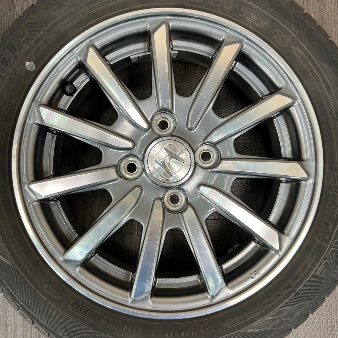 [ホイールのみ]純正 ホイール 14インチ HONDA NWGN 4x100 4本 #593D010925