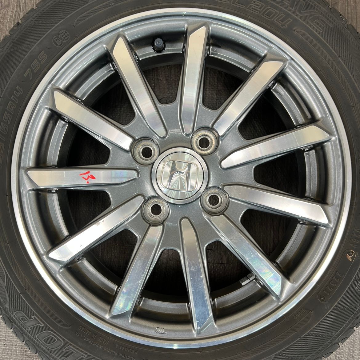 [ホイールのみ]純正 ホイール 14インチ HONDA NWGN 4x100 4本 #593D010925