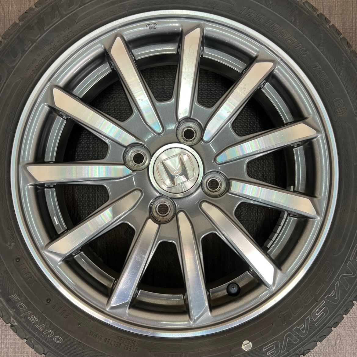 [ホイールのみ]純正 ホイール 14インチ HONDA NWGN 4x100 4本 #593D010925