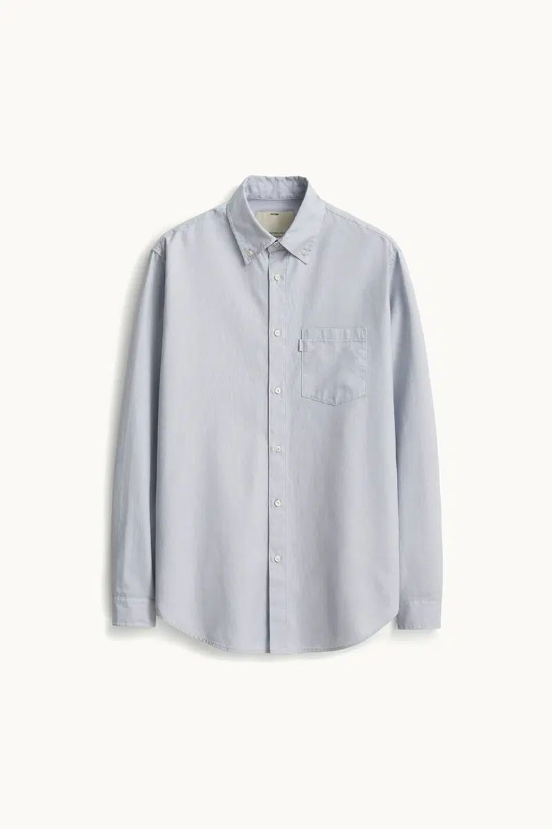 未開封新品) ポッタリー Oxford ボタンダウン シャツ / シルバー / 3サイズ