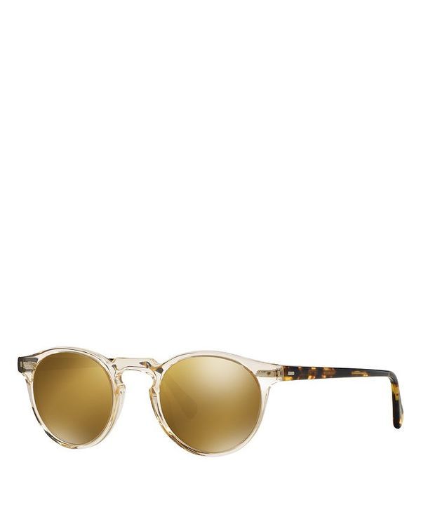 オリバーピープルズ レディース アクセサリー サングラス・アイウェア Oliver Peoples OV5217S Gregory Peck Sunglasses 50mm YellowBrown P 78,540円