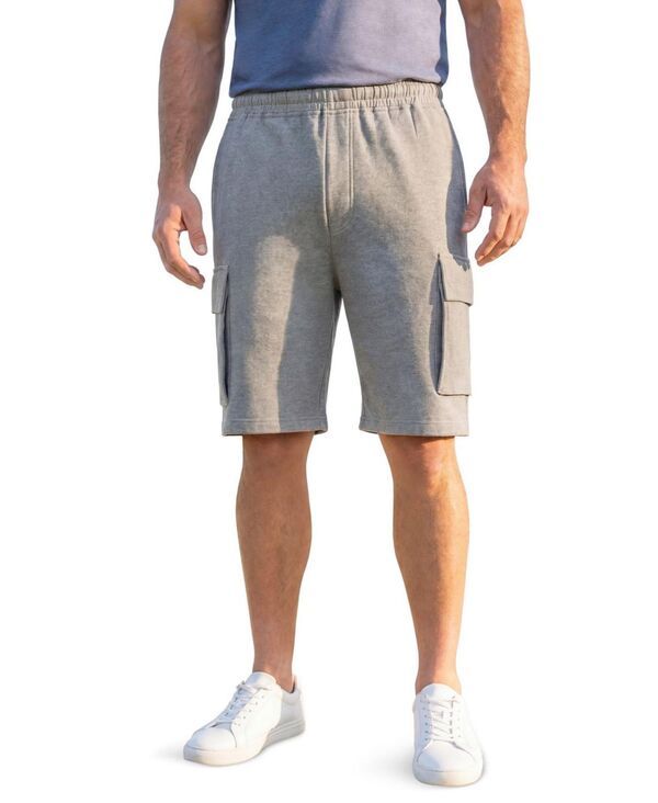 キングサイズ メンズ ボトムス ハーフパンツ・ショーツ フリース KingSize Mens UltraComfort Fleece Cargo Short Medium heather grey グ 13,980円