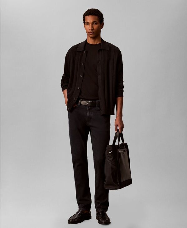 カルバンクライン メンズ ボトムス デニムパンツ ジーンズ Calvin Klein MenslimFit Stretch Denim Jeans Blue Black Stone ブラック 37,800円