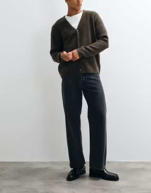 ジャック アンド ジョーンズ メンズ ボトムス デニムパンツ ジーンズ Jack Jones Ted loose straight jeans wash Black Denim ブラック 17,480円