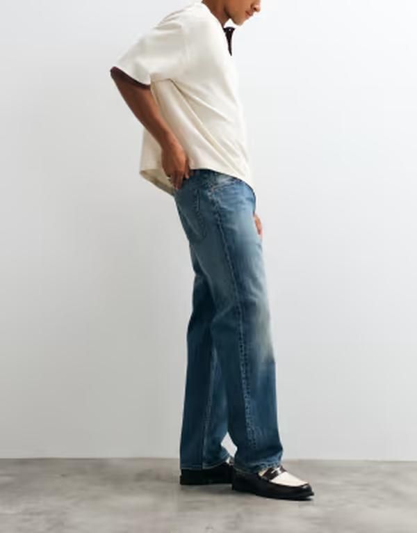 コットンオン メンズ ボトムス デニムパンツ ジーンズ Cotton baggy jeans in tansmission TRANSMISSION BLUE ブルー 26,980円
