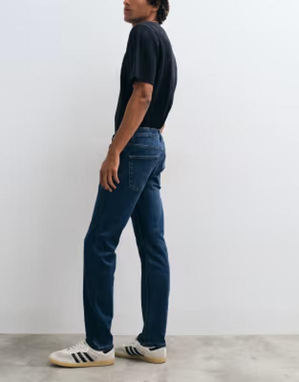 オンリーアンドサンズ メンズ ボトムス デニムパンツ スリムフィット ジーンズ ONLY SONS Loom slim fit jeans in rinse denim Dark Blue Denim オンリーアンドサンズ メンズ ボトムス デニムパンツ スリムフィット ジーンズ ONLY SONS Loom slim fit jeans in rinse denim Dark Blue Denim