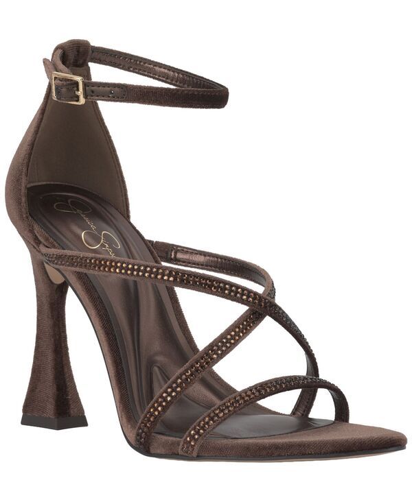 ジェシカシンプソン レディース シューズ サンダル Jessica Simpson Womens Kaliye Strappy Rhinestone Dressandals Dark Truffle 23,100円
