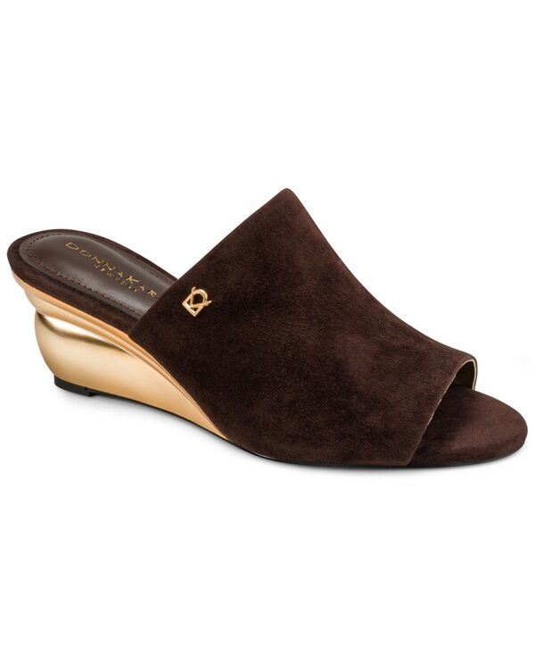 ダナ キャラン ニューヨーク レディース シューズ サンダル Donna Karanew York Womens Wedge Mules Canyon Brown ブラウン
