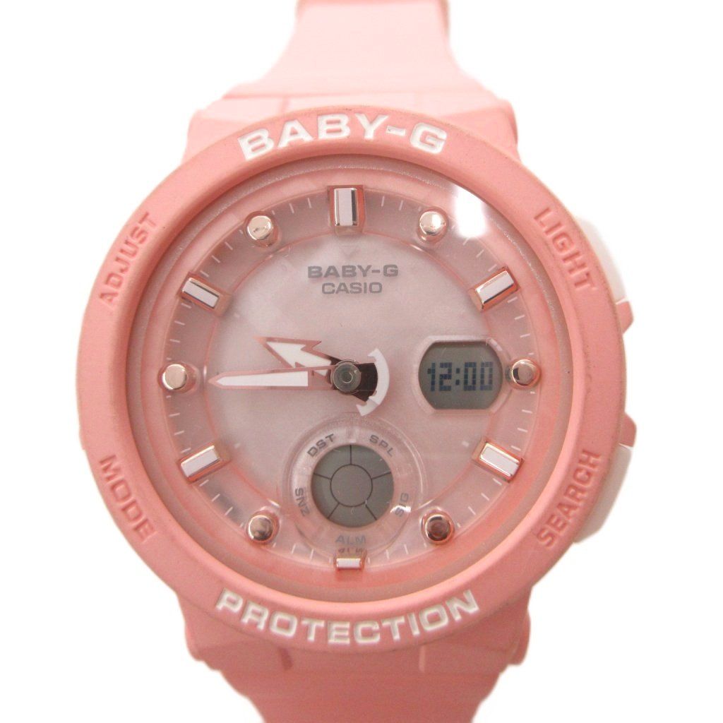 Baby-G 비치 트래블러 시리즈 비치 트래블러 시리즈 시계 아날로그/디지털 쿼츠 핑크 BGA-250-4AJF /UO